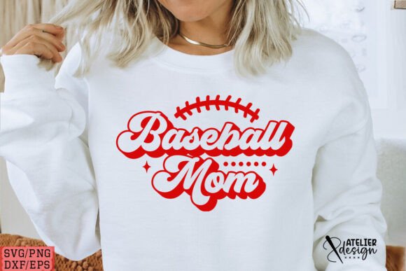 Baseball Mom T Shirt, SVG, PNG