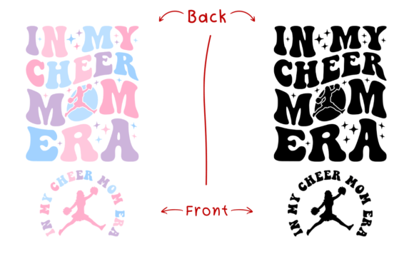 In My Cheer Mom Era Cheerleader SVG PNG