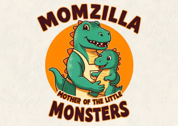 Momzilla Mother of the T-Shirt Design