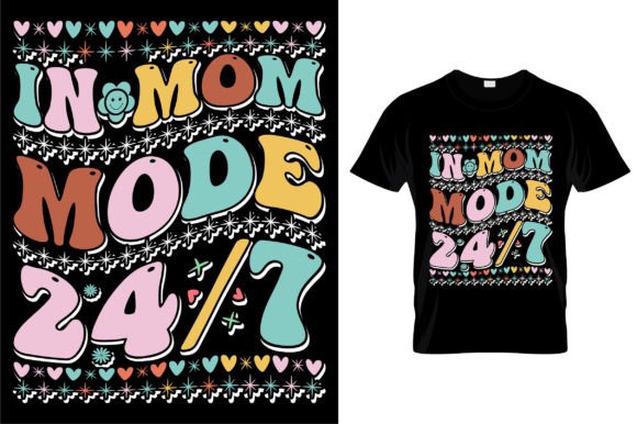 Retro Wavy SVG in Mom Mode