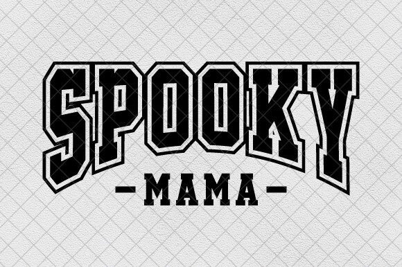 Spooky Mama PNG Halloween Coquette Bow