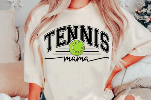 Tennis Mama SVG, Varsity Mom PNG