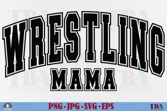 Wrestling Mama SVG Wrestling Mom Varsity